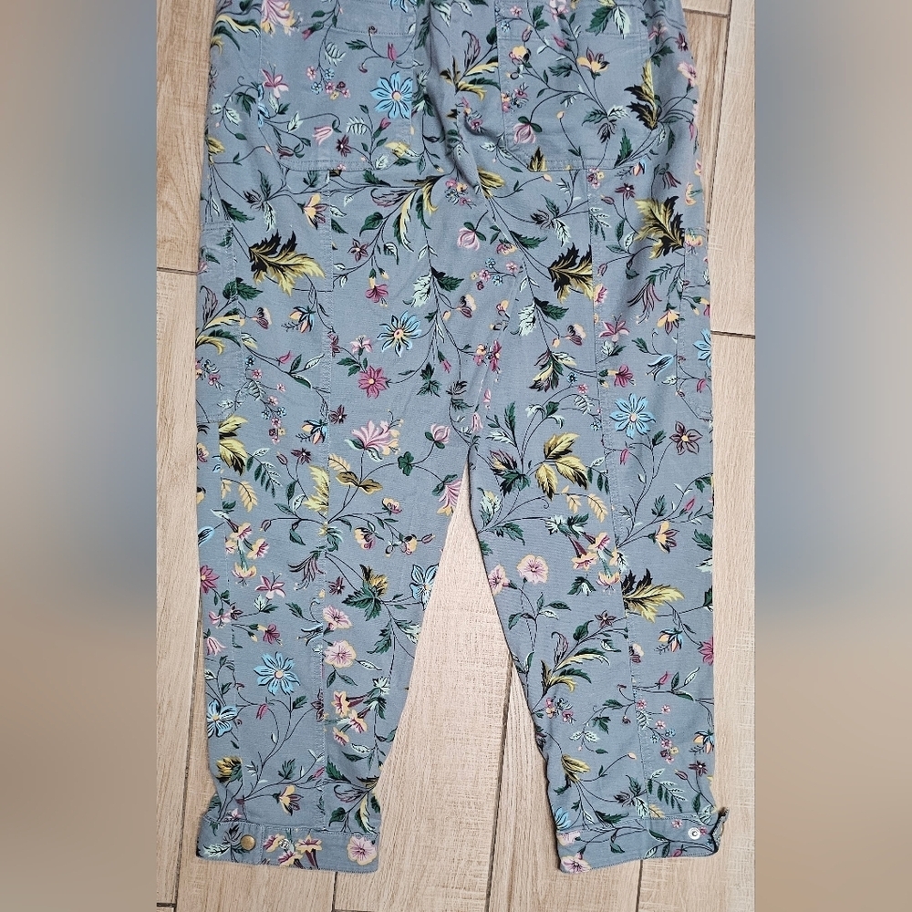 Anthropologie Victoria Floral Cargo Pants Women’s Bohemian Garden Size 4 - Picture 10 of 15